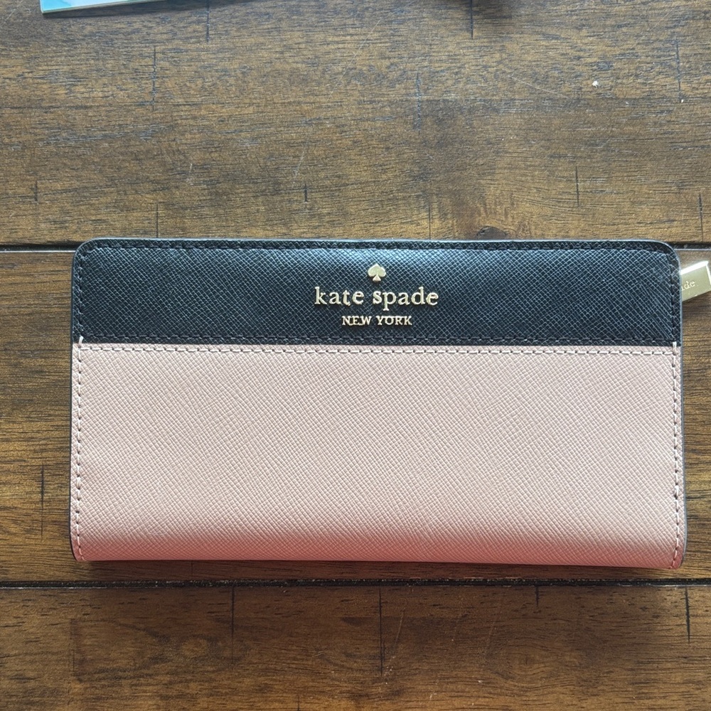 Kate Spade Black and Pink Wallet